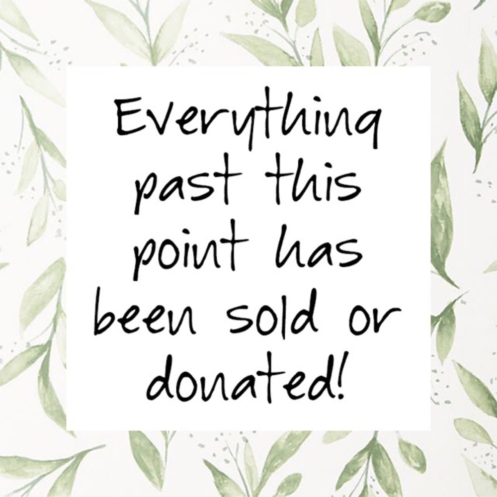 Sold and Donated Items